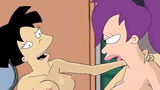 Futurama Hentai - Hand-to-pussy training