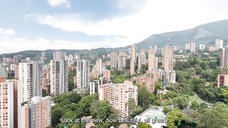 Exhibitionist sluts eating the pussy on a balcony - Alicia Trece, Mila Garcia y Kristal Bridge