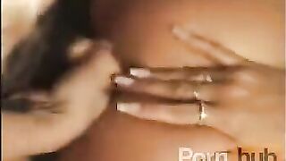 Awesome big tit lesbians licking and toying each other