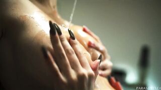 Three hot chicks explodes with slime and eating pussy - ALIEN MONSTERS