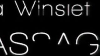 Nina Winslet enjoys her first massage to the maximum