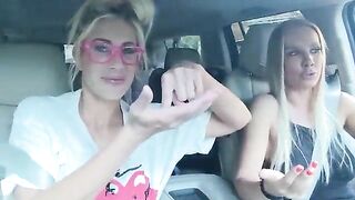 Puma Swede and Sandy Again! Big tit blonde lesbian strapon fucks and dominates sexiest blonde Sandy with amazing ass!