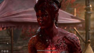Tiefling and Karlach can finally touch each other (2nd romance scene + dialogs)