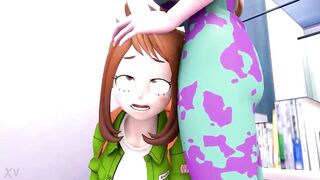 earjob Uraraka