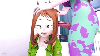 earjob Uraraka