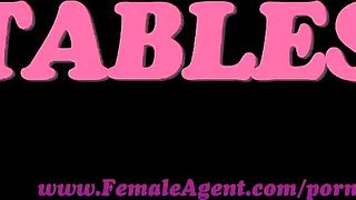 FemaleAgent. Hot 18yr old receives her first ever orgasm