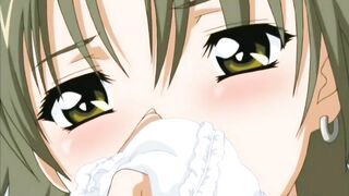 Hentai lesbian newswoman gets licked
