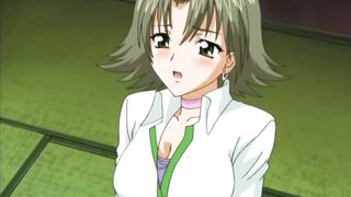 Hentai lesbian newswoman gets licked