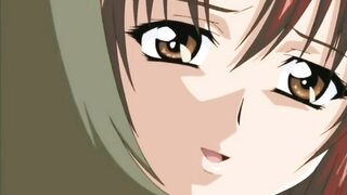 Hentai lesbian newswoman gets licked