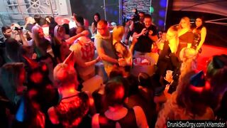 Sinfully party chicks dancing and fucking