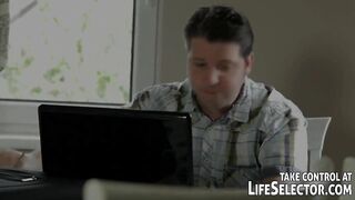 Cheeky schoolgirls get caught by sexy private teacher