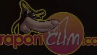 strapon cum - my little blonde bitch