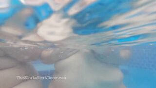BBWs in a pool