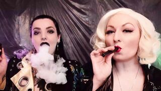 6 clips! 2 hours! Full videos! Lesbian Fetish Domination - Kinky Dirty Talk Girls in Latex and PVC (Arya Grander and Dredda Dark)