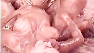 Woman in food