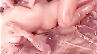 Woman in food