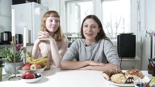 Ersties - Sexy Talia Spoils Redhead Beauty Bonnie With Pussy Licks and Ice