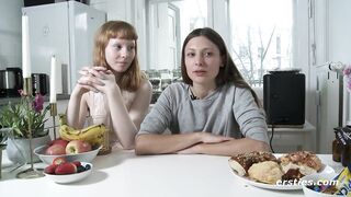 Ersties - Sexy Talia Spoils Redhead Beauty Bonnie With Pussy Licks and Ice