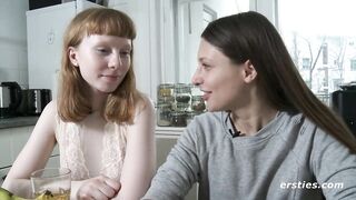Ersties - Sexy Talia Spoils Redhead Beauty Bonnie With Pussy Licks and Ice