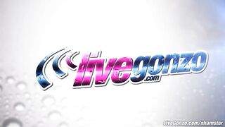 LiveGonzo Brooke Haven and Nika Noire Masturbating Huge Dild