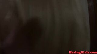 Sororitysister clit sucked by hazing bitch