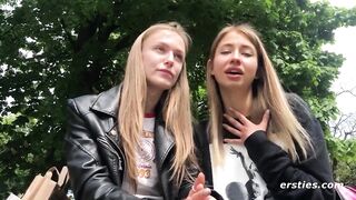 Ersties - Hot Blonde Babes Take Turns Getting Each Other Off