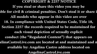 Angelina Castro Strap On Fucks Sara Jay!