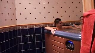 Swingers in the jacuzzi
