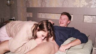 CAUGHT AT A PARTYCUM ON TITS