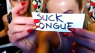 tongue sucking