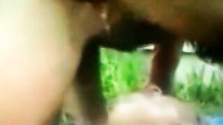 Creamy squirt to her face