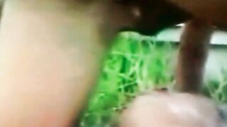 Creamy squirt to her face