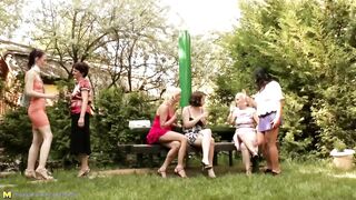 Grannies moms daughters piss gangbang