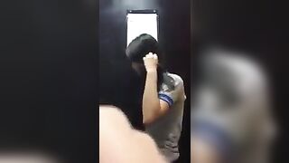 Lesbians kissing