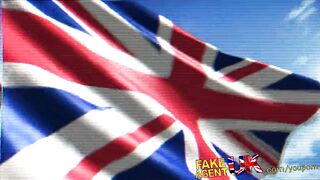 FakeAgentUK Exclusive! YouPorn girl Satine Spark in her original casting couch UK video