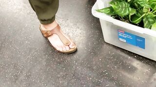 Candid lesbian feet 2