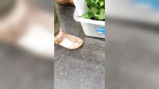 Candid lesbian feet 1