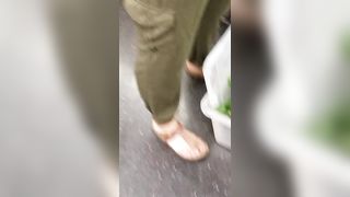 Candid lesbian feet 1