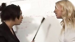 The teacher and her student