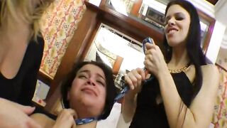 Lesbian choking 