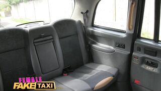 Female Fake Taxi Horny lesbians eat wet pussy