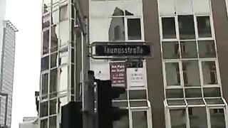Lesbian friends go wild in public