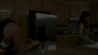 Sexy Lesbians Get It On In The Kitchen!!!!!!!