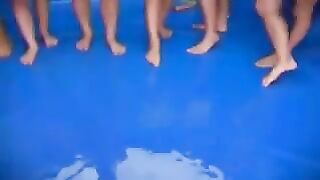 7 girls in baby oil