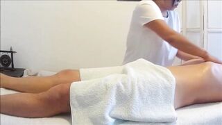 Full service in a real asian massage parlor