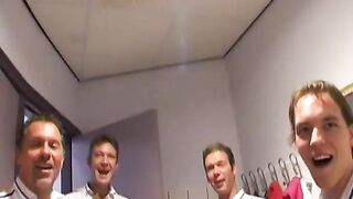 Dutch gangbang with 1 girl and 4 guys!