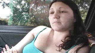 Chubby Car Bitch Mother of the Year Sucks Dick Shows Puss n Tits Prison Stories Too!