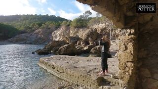 We visit Mallorca in Spain and strangers watch how i suck his cock. Vlog!
