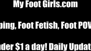 I want to give you a little foot fetish surprise