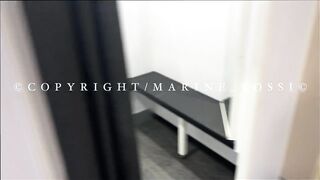 A stranger surprises me in a test cabin and fucks my ass